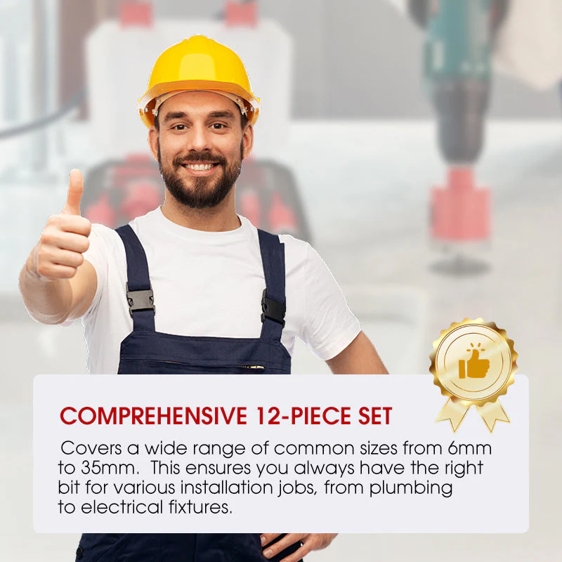 📢📢50% OFF !! ⏰Professional Dry Drilling Hole Saw Kit (6-35mm) - Image 7