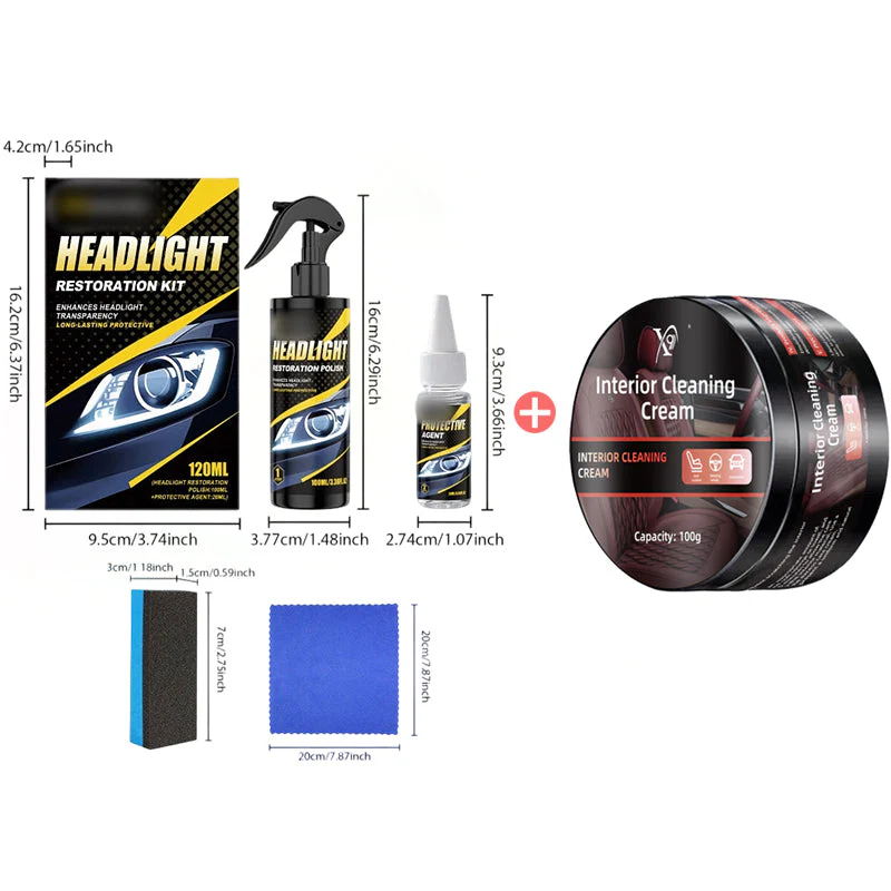 🚗Hot sale -50% OFF🚗 Professional Headlight Polish and Sealant Kit - Image 13