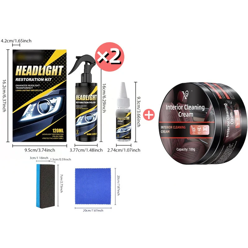 🚗Hot sale -50% OFF🚗 Professional Headlight Polish and Sealant Kit - Image 14