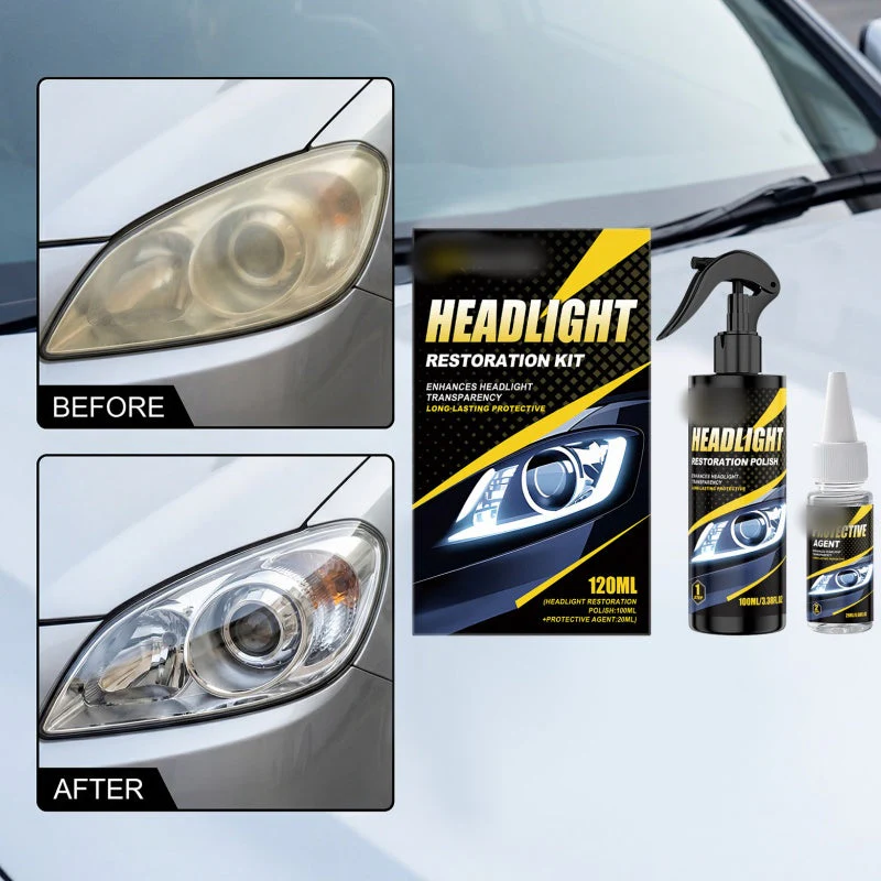 🚗Hot sale -50% OFF🚗 Professional Headlight Polish and Sealant Kit - Image 6