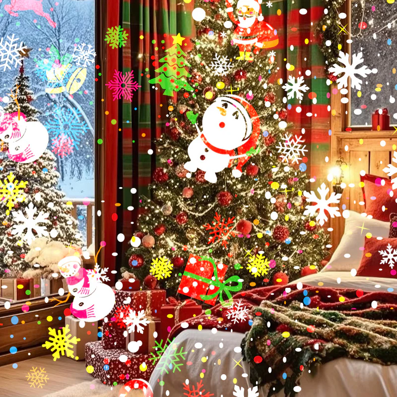 🔥Black Friday Sale 🎁Rotating LED Christmas Pattern Projector Light - Image 8