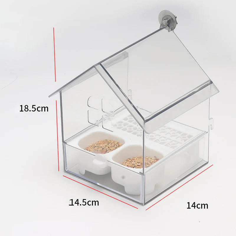 Pull-Out External Parrot Feeder - Image 8