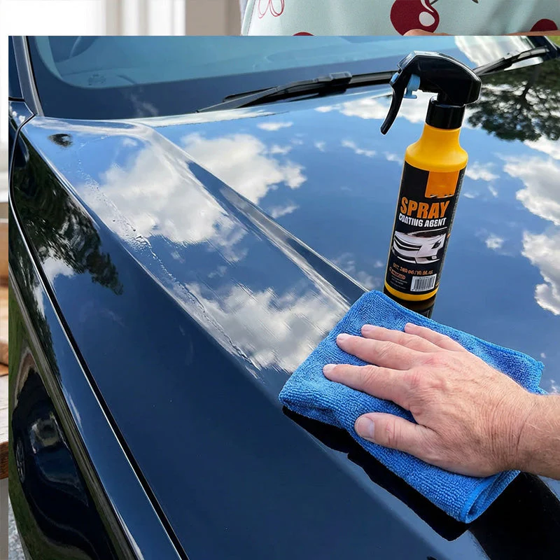 3‑in‑1 SiO₂ Ceramic Quick Coat Spray – Waterless Wash, Streak‑Free Gloss & Rain‑Beading Shield - Image 6