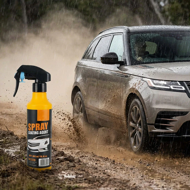 3‑in‑1 SiO₂ Ceramic Quick Coat Spray – Waterless Wash, Streak‑Free Gloss & Rain‑Beading Shield - Image 9