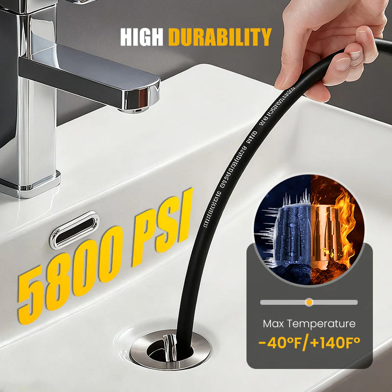🎁 Hot Sale 50% OFF 🔥5800PSI Sewer Jetter Kit for Pressure Washer - Image 2