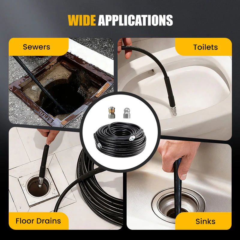 🎁 Hot Sale 50% OFF 🔥5800PSI Sewer Jetter Kit for Pressure Washer - Image 7