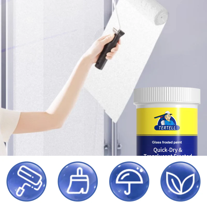 Quick-Dry & Translucent Frosted Glass Paint for Window - Image 8