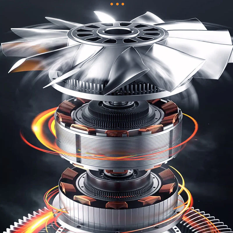 Rechargeable Portable Jet Fan - Image 2