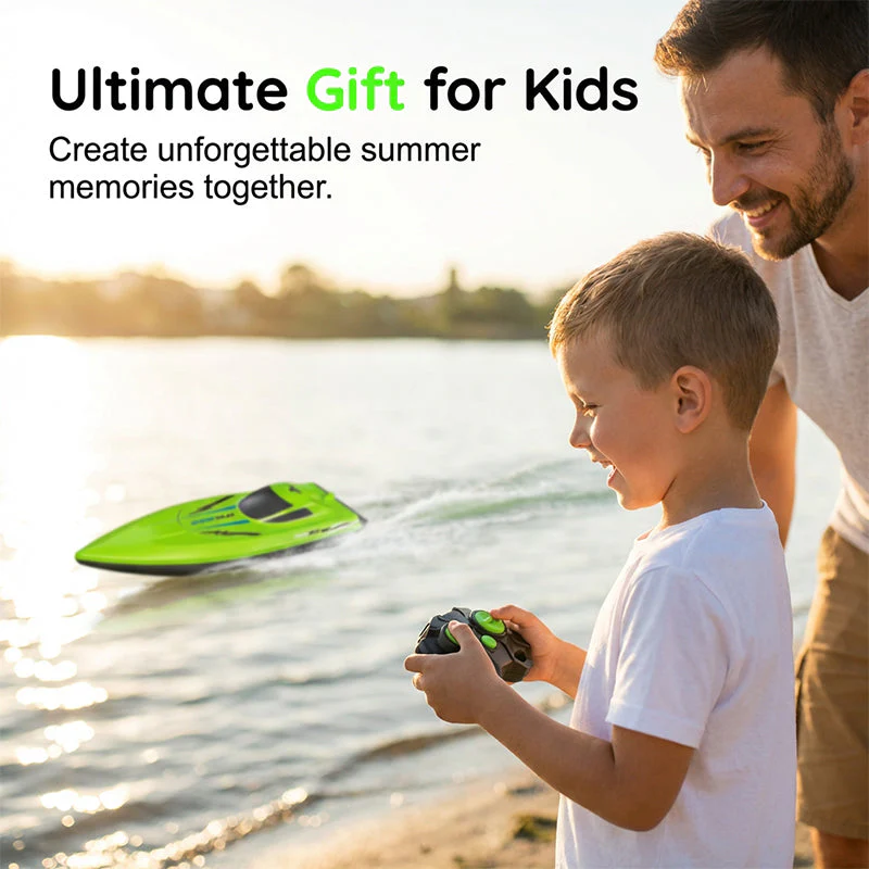 🎮 🚢 HALF PRICE! 2.4G High-Speed RC Racing Boat with Dual Motors 🌊 ⚡ – 50% OFF (Today's Deal) - Image 6