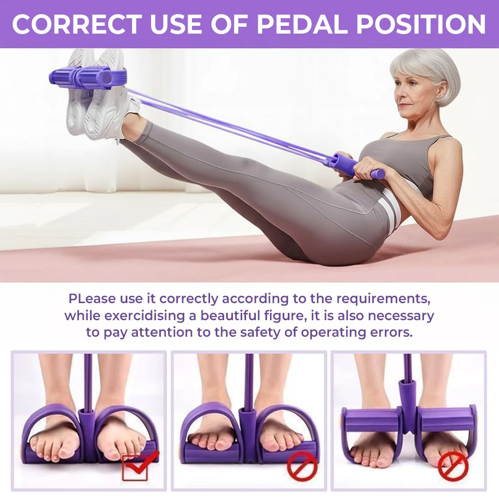 🎁Hot Sale 50% OFF Today!🔥Latest 6-Tube Pedal Resistance Device, Detachable And Adjustable Pedal Resistance Device🏃 - Image 5