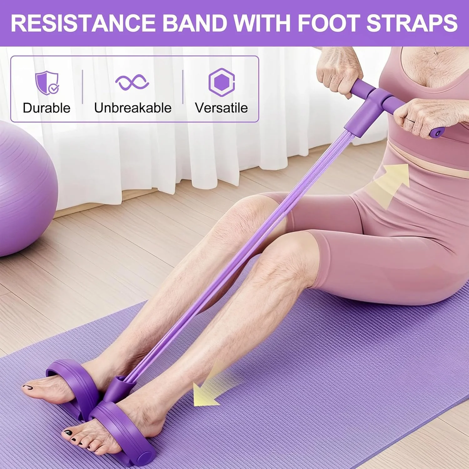 🎁Hot Sale 50% OFF Today!🔥Latest 6-Tube Pedal Resistance Device, Detachable And Adjustable Pedal Resistance Device🏃 - Image 6