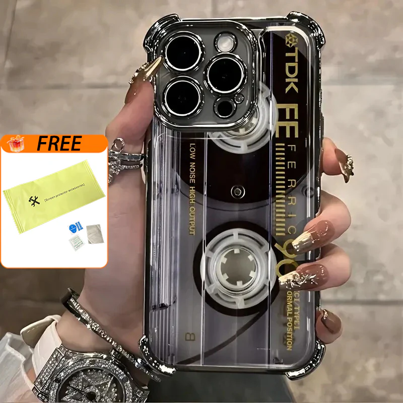 🔥Hot Sale 49% off🌟📼 Retro Cassette Player Pattern Silicone Phone Case Applicable to the iPhone/Galaxy series - Image 11
