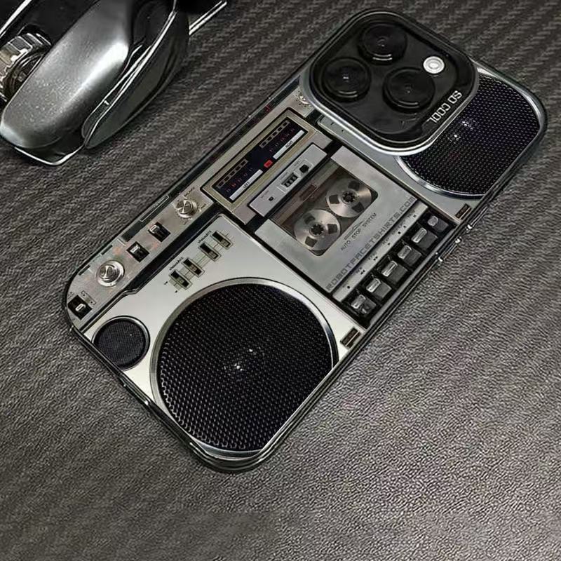 🔥Hot Sale 49% off🌟📼 Retro Cassette Player Pattern Silicone Phone Case Applicable to the iPhone/Galaxy series - Image 3