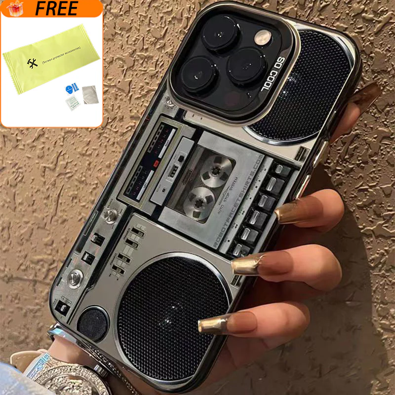 🔥Hot Sale 49% off🌟📼 Retro Cassette Player Pattern Silicone Phone Case Applicable to the iPhone/Galaxy series - Image 8