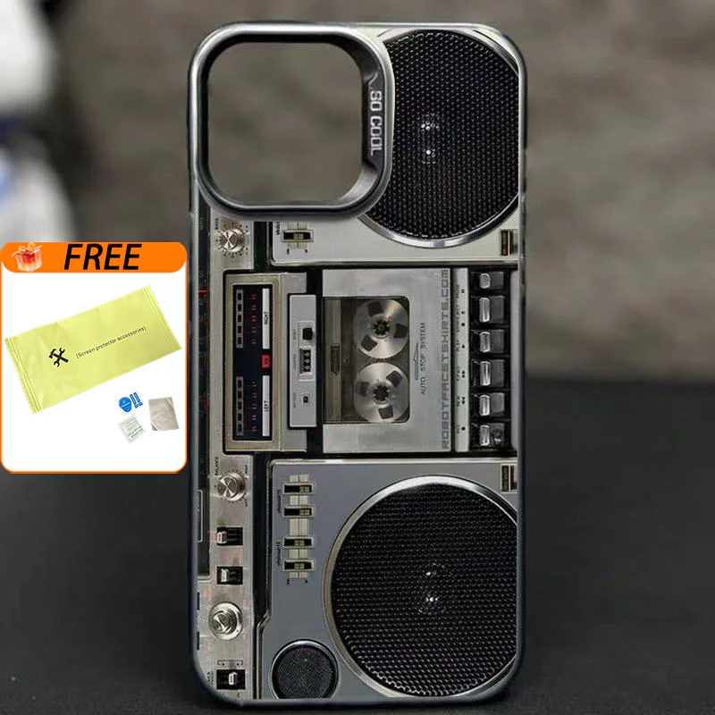 🔥Hot Sale 49% off🌟📼 Retro Cassette Player Pattern Silicone Phone Case Applicable to the iPhone/Galaxy series - Image 9