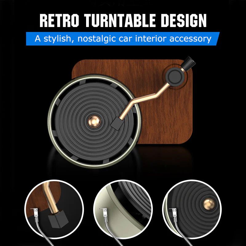 Retro Record Player Car Air Freshener - Image 2