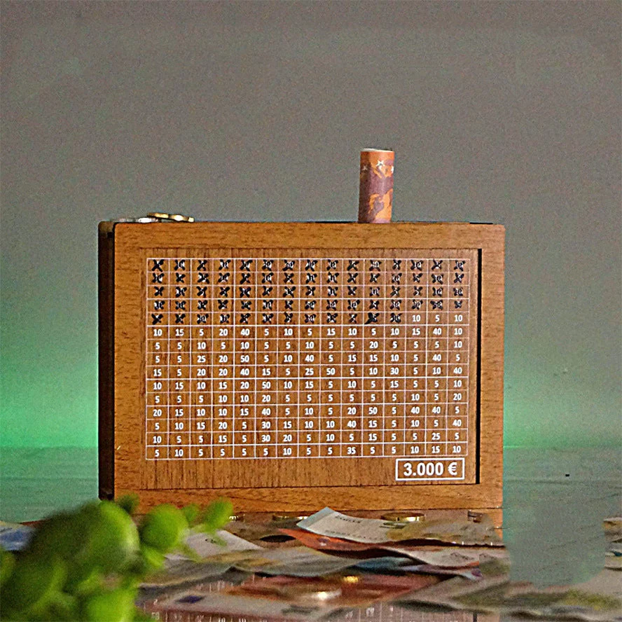 🔥New Arrivals 50% off🔥Retro Style Wooden Money Box with Counter Piggy Bank Handmade Saving Money Goal Piggy Bank - Image 3