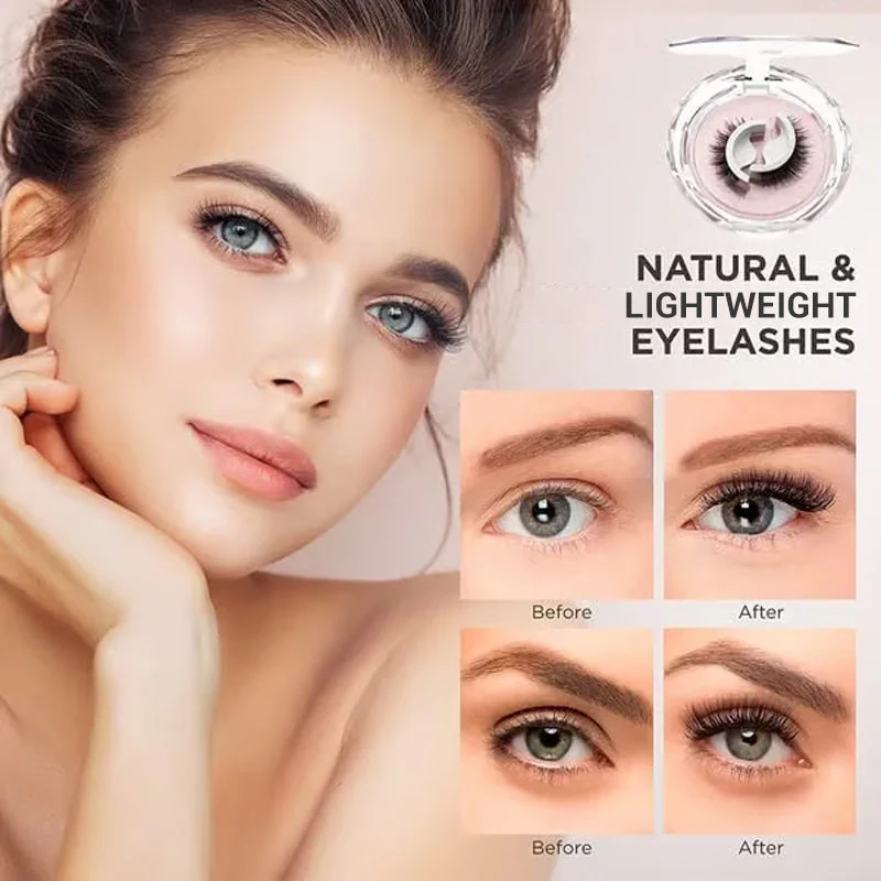 Reusable Self-Adhesive False Eyelashes - Image 4