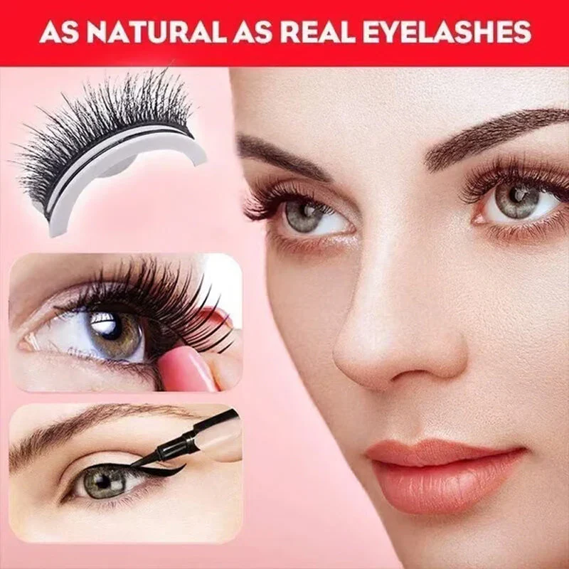 Reusable Self-Adhesive False Eyelashes - Image 5