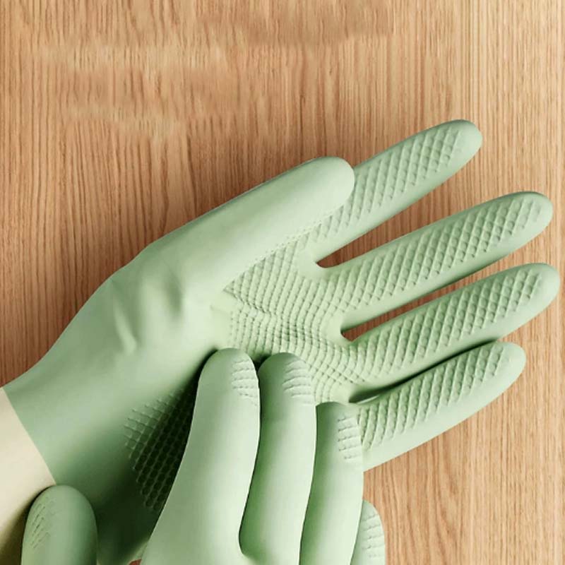 Reusable Non-Slip Dishwashing Cleaning Gloves - Image 2