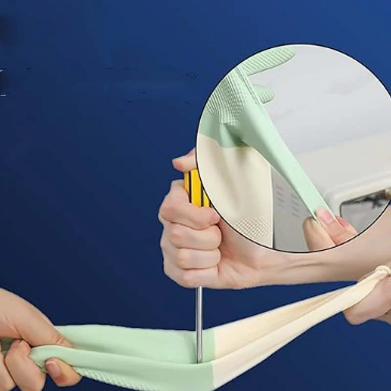 Reusable Non-Slip Dishwashing Cleaning Gloves - Image 7