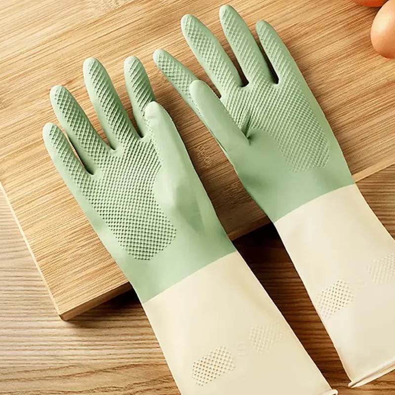 Reusable Non-Slip Dishwashing Cleaning Gloves - Image 8