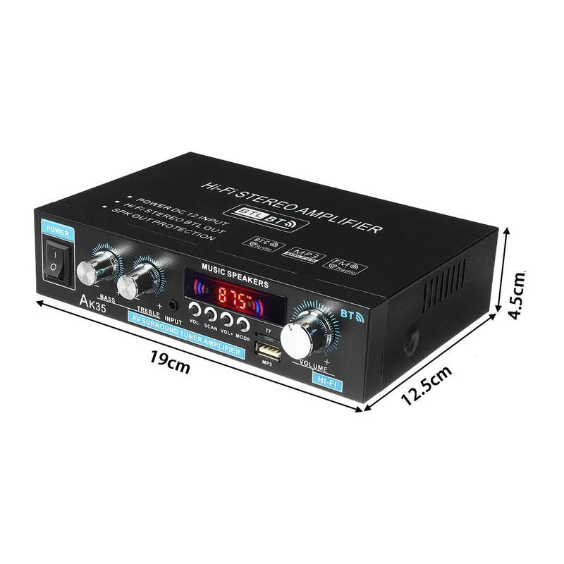 📢📢50% OFF !! ⏰AK35 Stereo Amplifier Home Audio Bluetooth 5.0 Max - Image 9