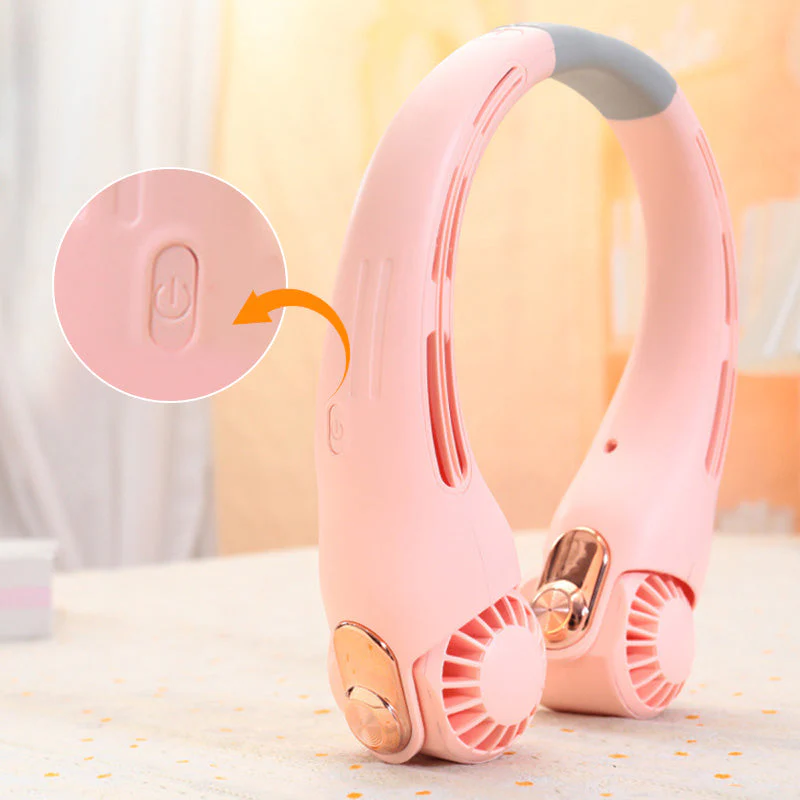 🌀 LIMITED-TIME 50% OFF! 💥 360° Rotating Neck Fan – Ultra Quiet, 3 Speeds, Hands-Free, Long Battery ✨ - Image 11