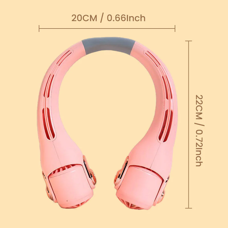 🌀 LIMITED-TIME 50% OFF! 💥 360° Rotating Neck Fan – Ultra Quiet, 3 Speeds, Hands-Free, Long Battery ✨ - Image 14