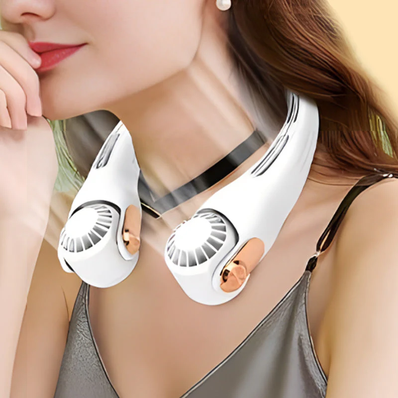 🌀 LIMITED-TIME 50% OFF! 💥 360° Rotating Neck Fan – Ultra Quiet, 3 Speeds, Hands-Free, Long Battery ✨ - Image 6