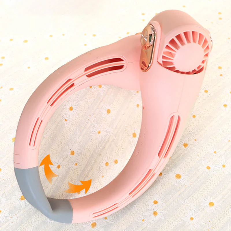 🌀 LIMITED-TIME 50% OFF! 💥 360° Rotating Neck Fan – Ultra Quiet, 3 Speeds, Hands-Free, Long Battery ✨ - Image 8