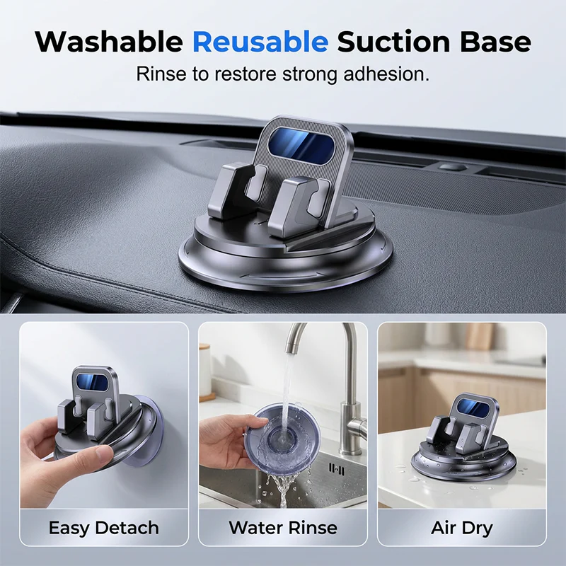 📱Rotating Dashboard Car Phone Holder – Secure, 360°, Easy Install 🔧 - Image 7