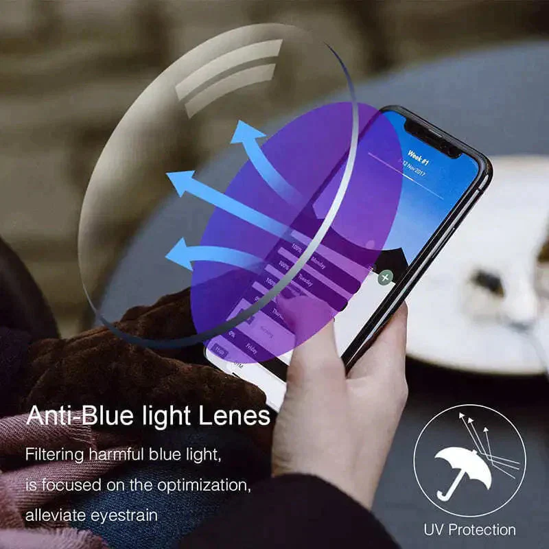 Sapphire High Hardness Anti-Blue Light Distance and Close Reading Glasses Sunglasses - Image 3