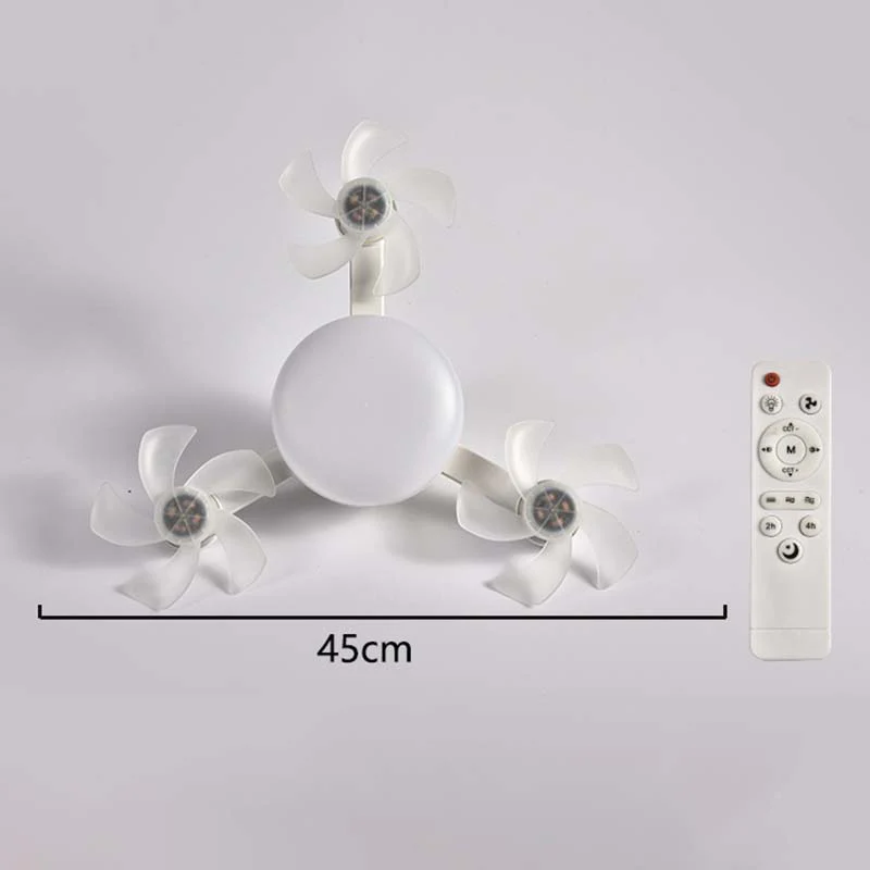 🌀50% OFF NOW! 💡Foldable Socket Ceiling Fan Light with Remote, Energy-Saving Cooling & Lighting for Bedroom & Home - Image 8