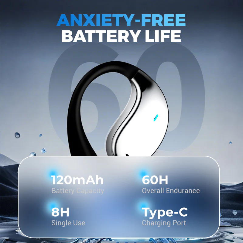Wireless Open-Ear Earbuds with LED Display - Image 8
