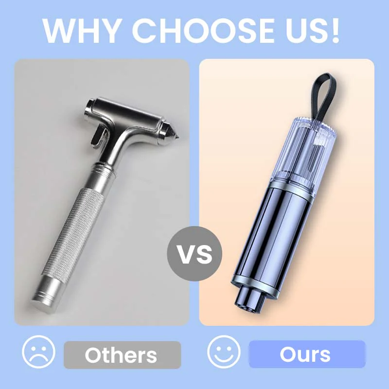 🌟 Hot Sale 50% OFF🌟Emergency Car Window Breaker Seatbelt Cutter Tool - Image 6