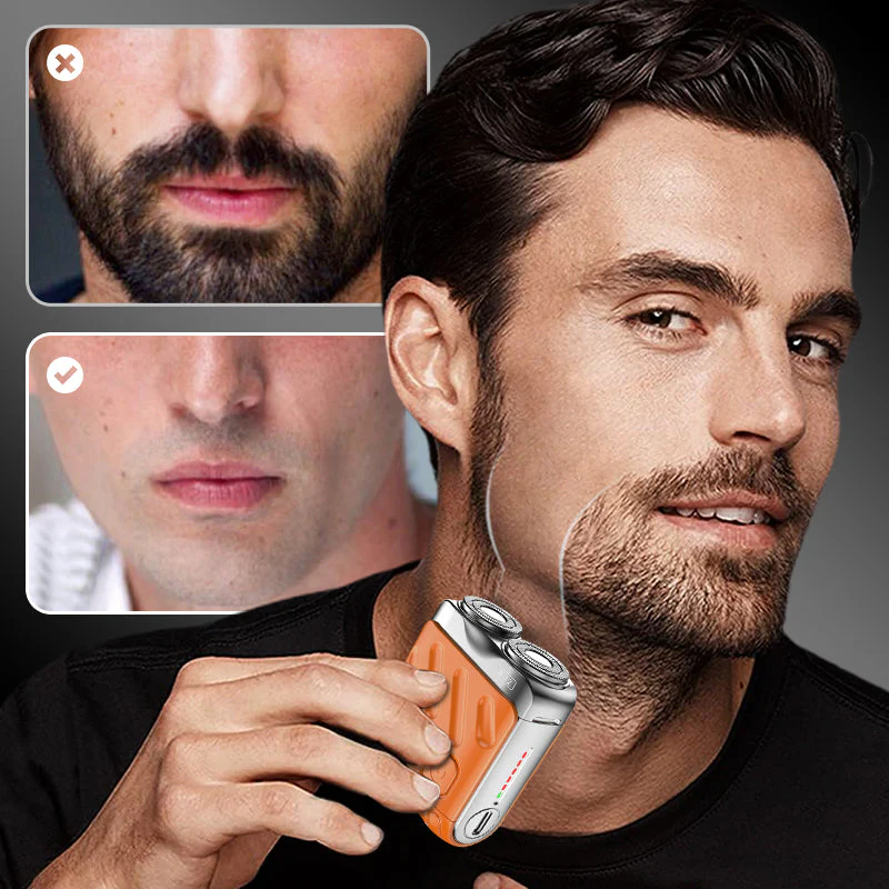š„2026 New Arrivals: 50% OFF for a Limited Time!š„Mini Electric Rotary Dual Ring Pocket Shaver