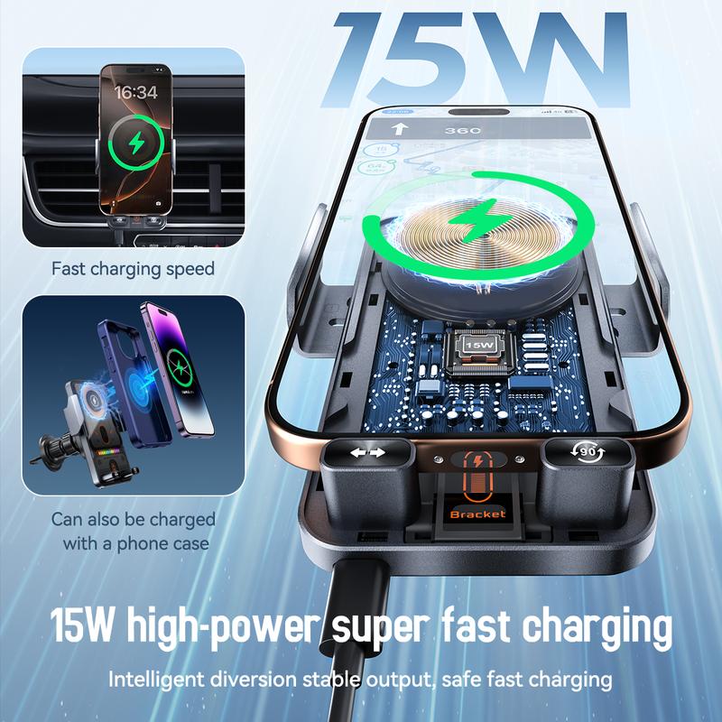 New Wireless Fast Charging Car Mount (2026) - Image 8