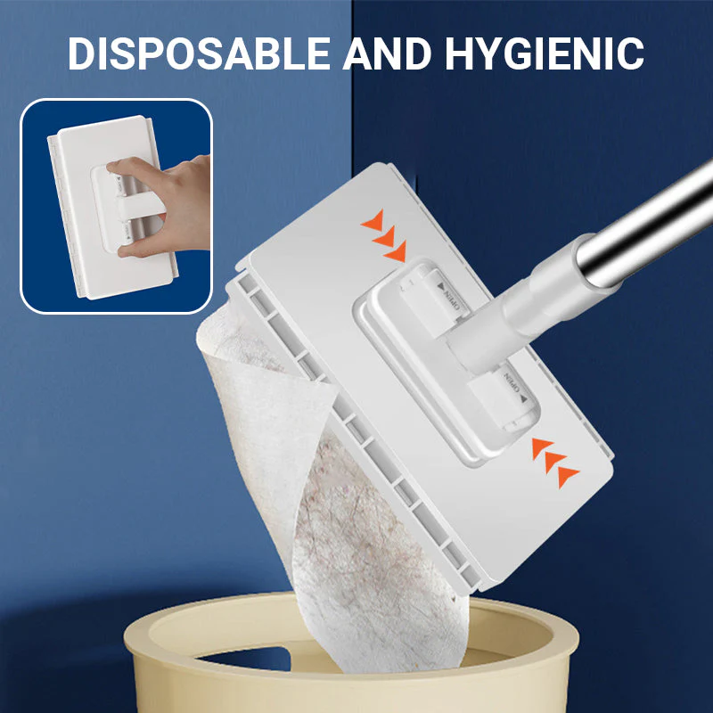 💦Last Day Sales 50% OFF🧹Disposable Dust Mop with 4 Reusable Cloths - Image 2