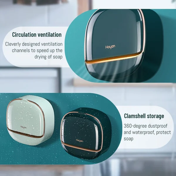 ✨BUY 1 GET 1 FREE🧼Waterproof Soap Dish With Drainage Box - Image 5