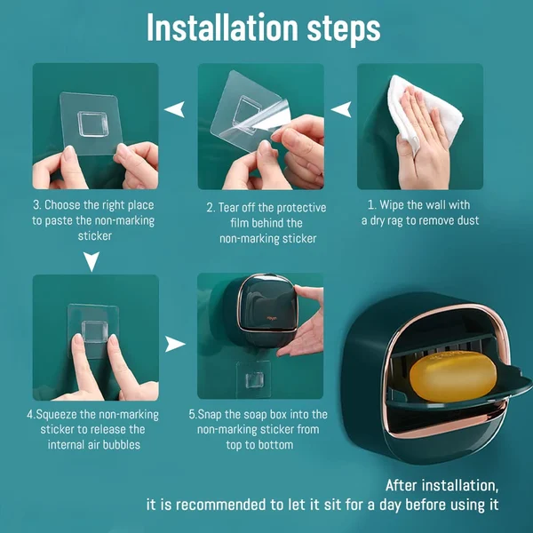 ✨BUY 1 GET 1 FREE🧼Waterproof Soap Dish With Drainage Box - Image 9