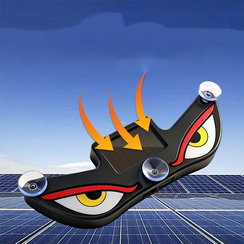 🚗 LIMITED-TIME 50% OFF! 🔋 Solar Devil's Eye LED Car Warning Light – Solar Powered, 4 Modes, Waterproof 💡 - Image 4