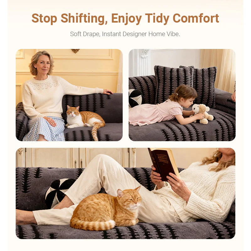 🔥NEW YEAR 50% OFF Sale!🔥Soft Plush Non-Slip Couch Cover - Image 4