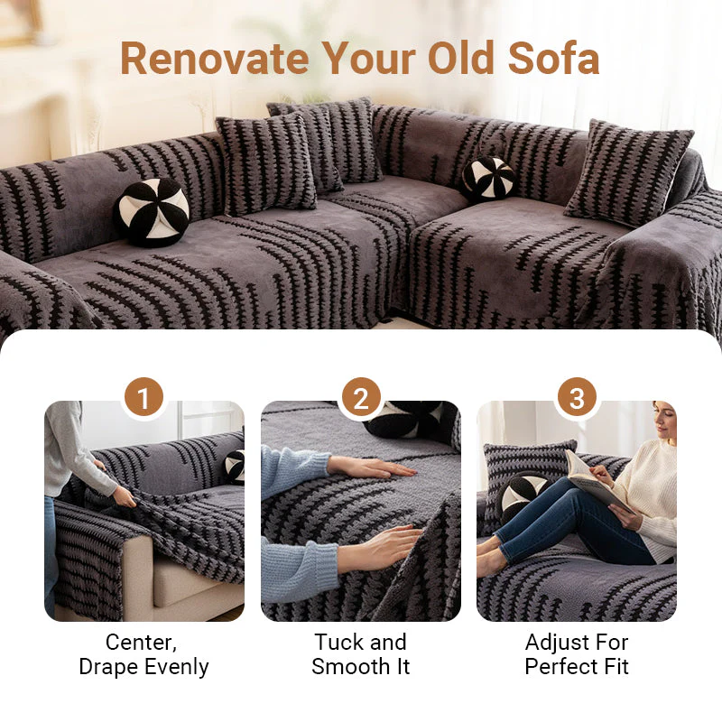 🔥NEW YEAR 50% OFF Sale!🔥Soft Plush Non-Slip Couch Cover - Image 6