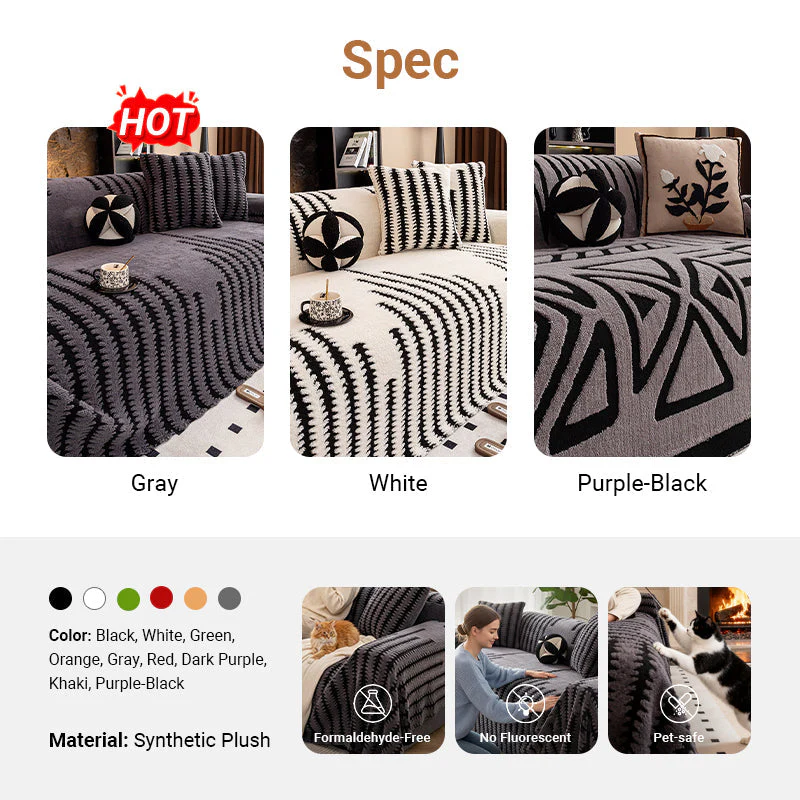 🔥NEW YEAR 50% OFF Sale!🔥Soft Plush Non-Slip Couch Cover - Image 8