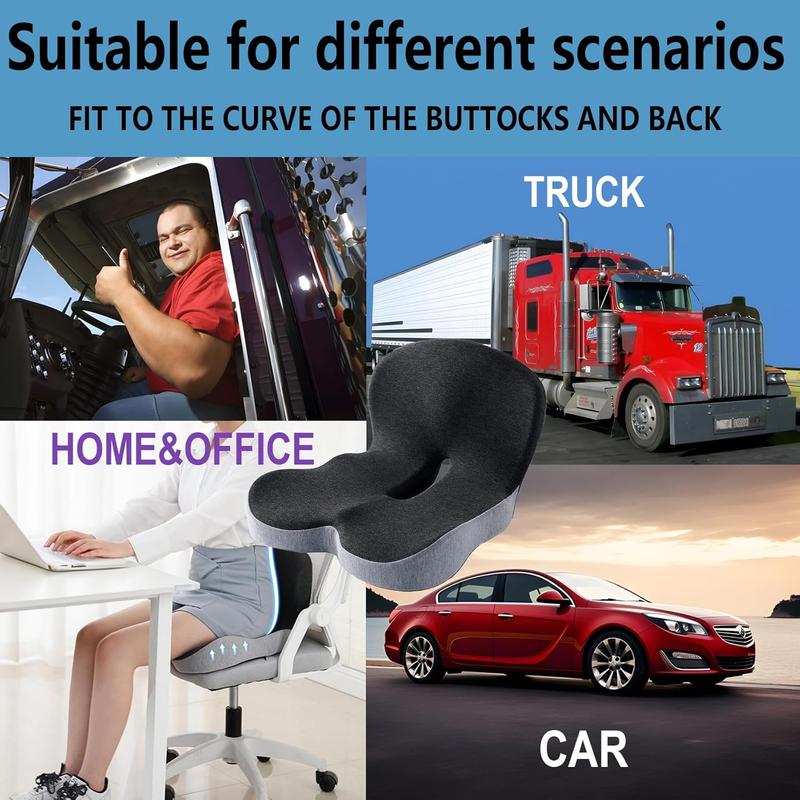 🛡️ LIMITED-TIME 50% OFF! 🚗 Non-Slip Memory Foam Seat Cushion for Car & Office – Ergonomic Pain Relief, Universal Fit, Breathable Mesh ✨ - Image 5
