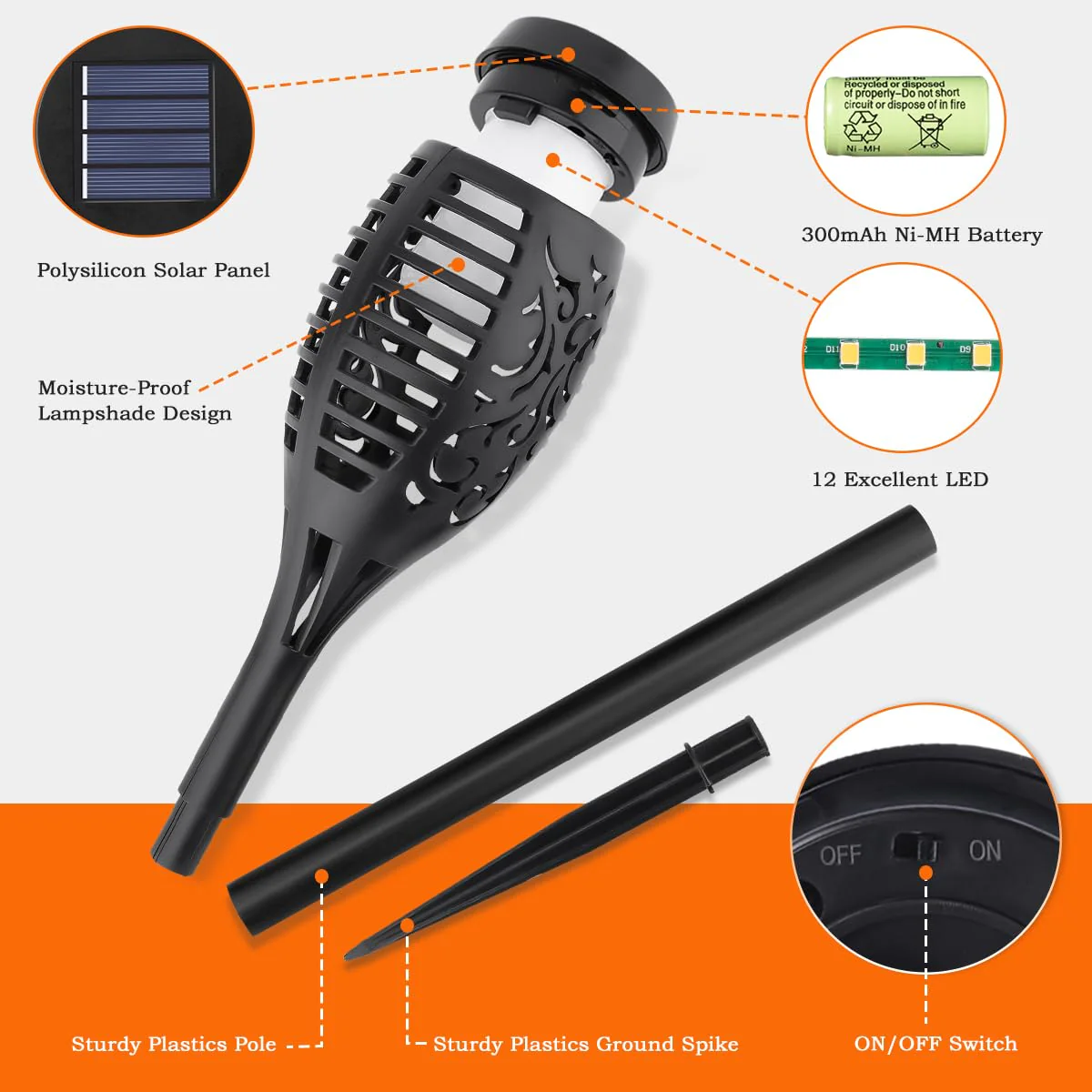 💖🔆 2026 Solar Tech | Outdoor Garden Torch Lamps | Auto-On at Dusk ⚡【New】 - Image 10