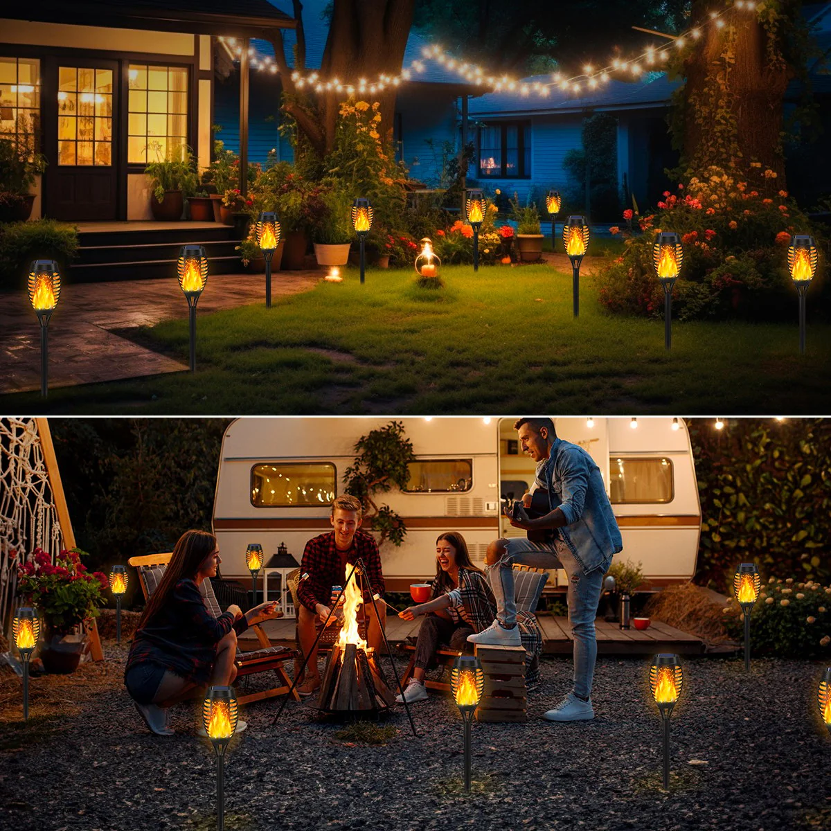 💖🔆 2026 Solar Tech | Outdoor Garden Torch Lamps | Auto-On at Dusk ⚡【New】 - Image 3