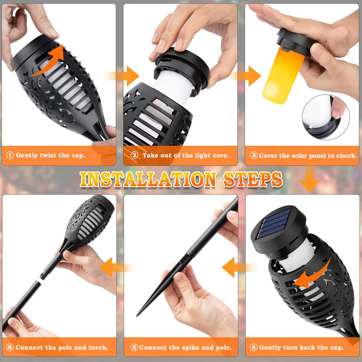 💖🔆 2026 Solar Tech | Outdoor Garden Torch Lamps | Auto-On at Dusk ⚡【New】 - Image 9