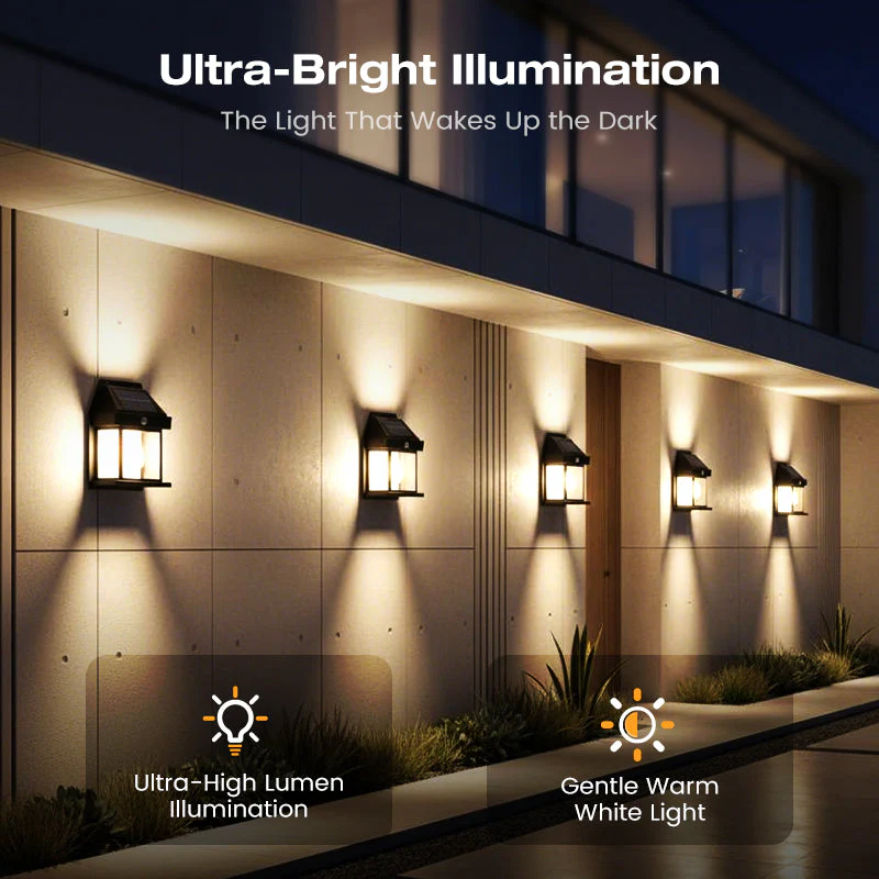 🎁 50% OFF! 💡 SOLAR WALL LIGHT - Motion Sensor & Weatherproof 🌟🛒 - Image 2